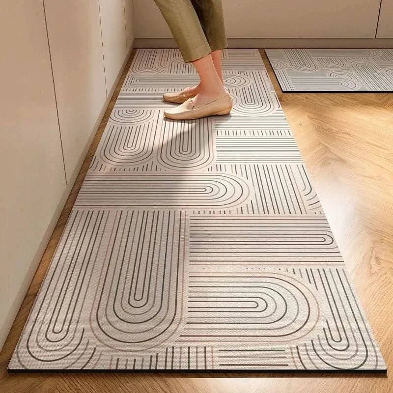 Koriva | Minimalist Non-Slip Kitchen Mat with Comfortable Cushioned Support
