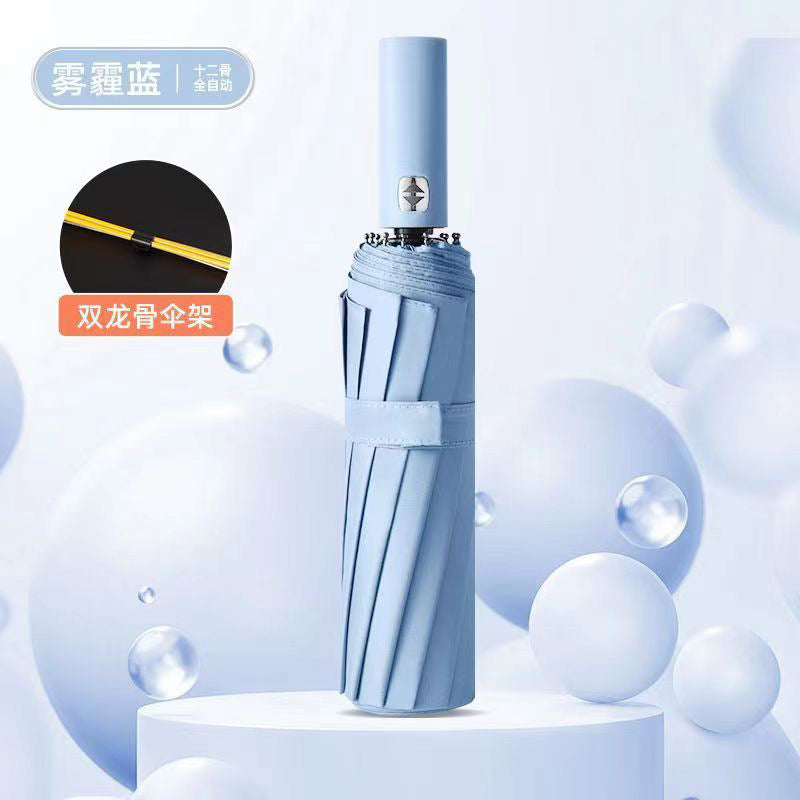Ladies' Automatic Wind-Resistant Folding Umbrella