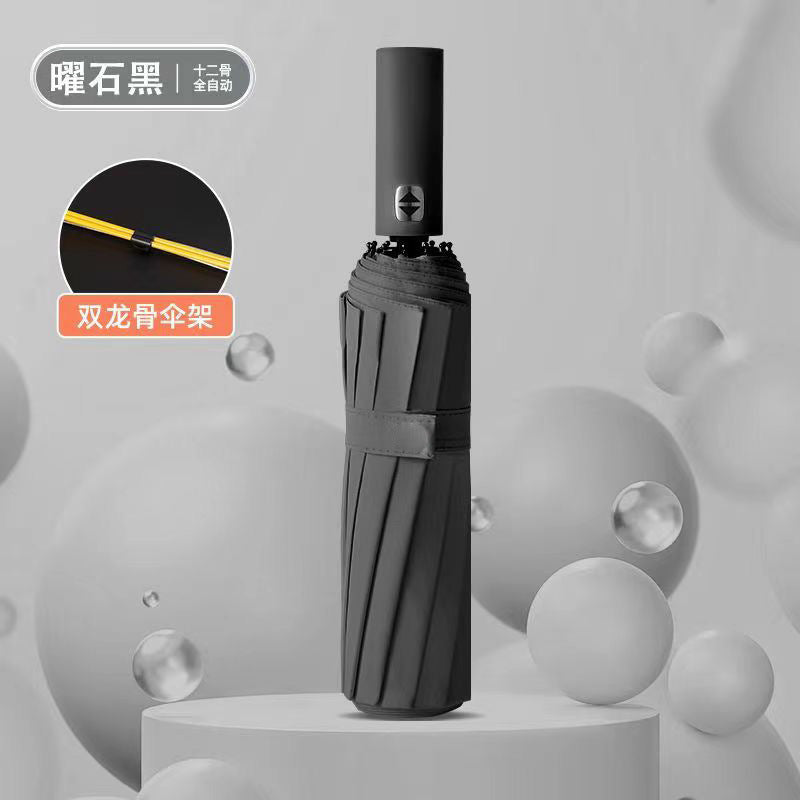 Ladies' Automatic Wind-Resistant Folding Umbrella