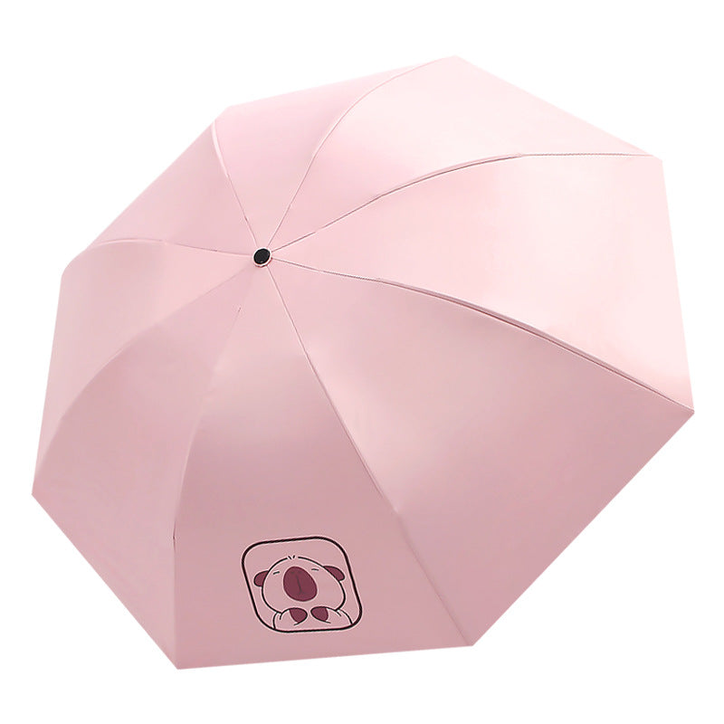 Ladies' Child-Friendly Umbrella with Playful Design