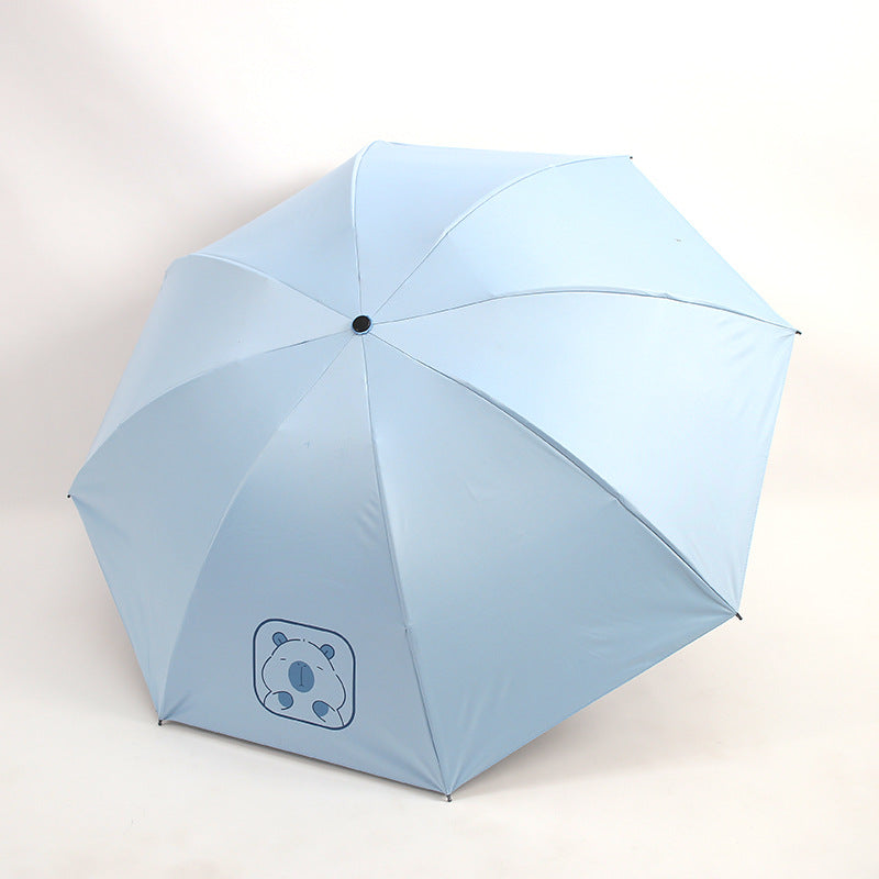 Ladies' Child-Friendly Umbrella with Playful Design