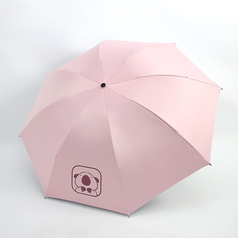 Ladies' Child-Friendly Umbrella with Playful Design