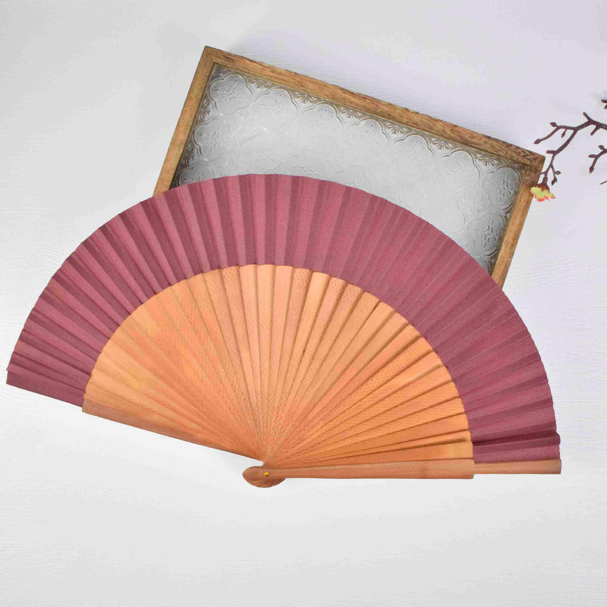 Ladies' Elegant Hand Fan – Eco-Friendly Paper