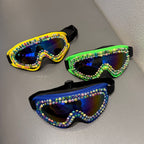 Ladies' Ski Goggles with Sparkling Crystal Frame