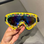Ladies' Ski Goggles with Sparkling Crystal Frame