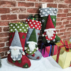 Lambswool Three-Dimensional Christmas Stocking