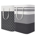 Lauva | 75L Waterproof Laundry Basket | Foldable Fabric Clothes Hamper with Handles