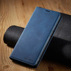 Boneroshop | Leather Magnetic Case for Samsung Phones: Chic Protection