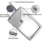 LED Card-Style Magnifying Glass