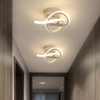 LED Ceiling Light with Black Metal Frame