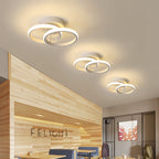 LED Ceiling Light with Black Metal Frame