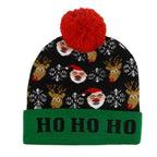 LED Christmas Knitted Hat – Light-Up Festive Beanie