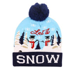 LED Christmas Knitted Hat – Light-Up Festive Beanie