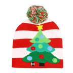 LED Christmas Knitted Hat – Light-Up Festive Beanie