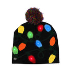 LED Christmas Knitted Hat – Light-Up Festive Beanie