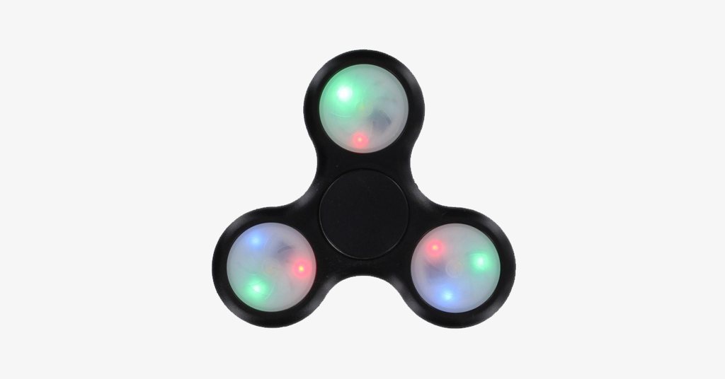 LED Fidget Spinner – Stress Relief Toy with Light-Up Effect