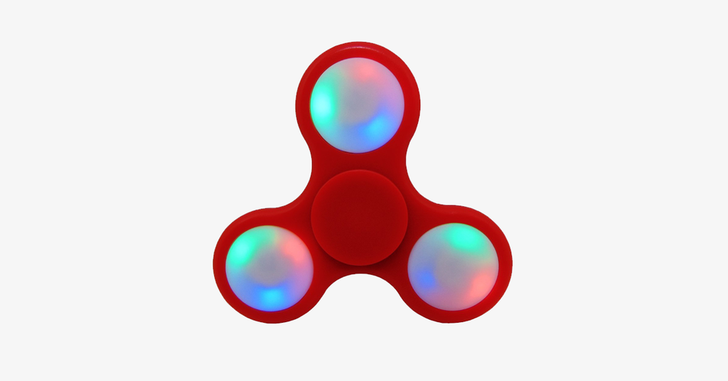 LED Fidget Spinner – Stress Relief Toy with Light-Up Effect