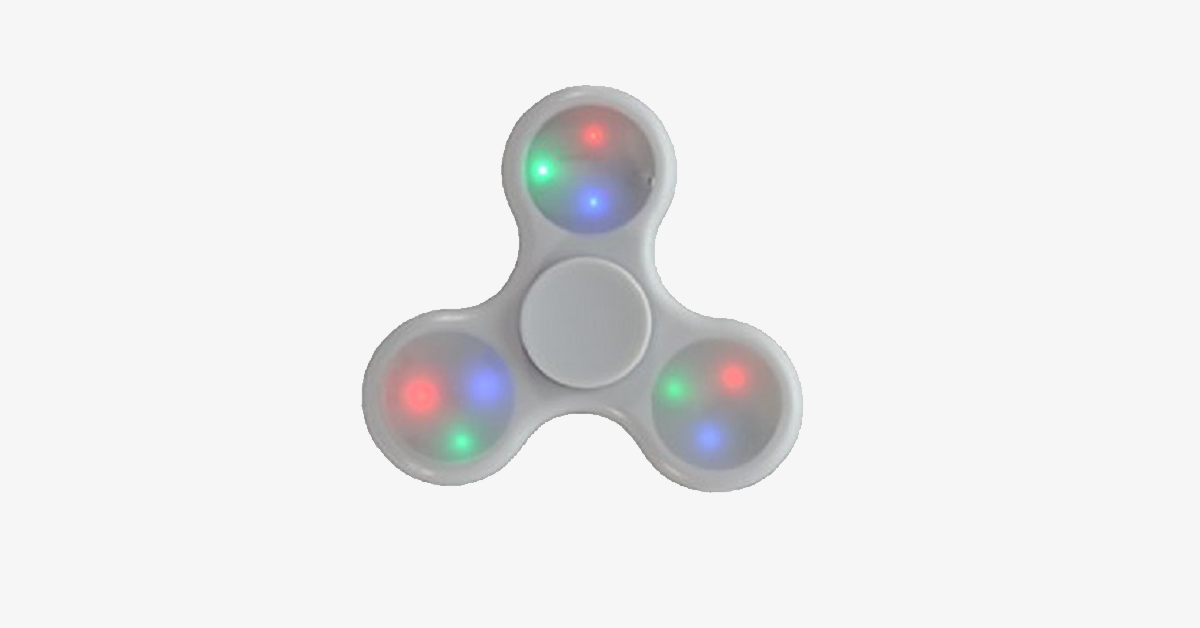 LED Fidget Spinner – Stress Relief Toy with Light-Up Effect