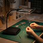 LED Magnifying Desk Lamp for Fine Detail Work