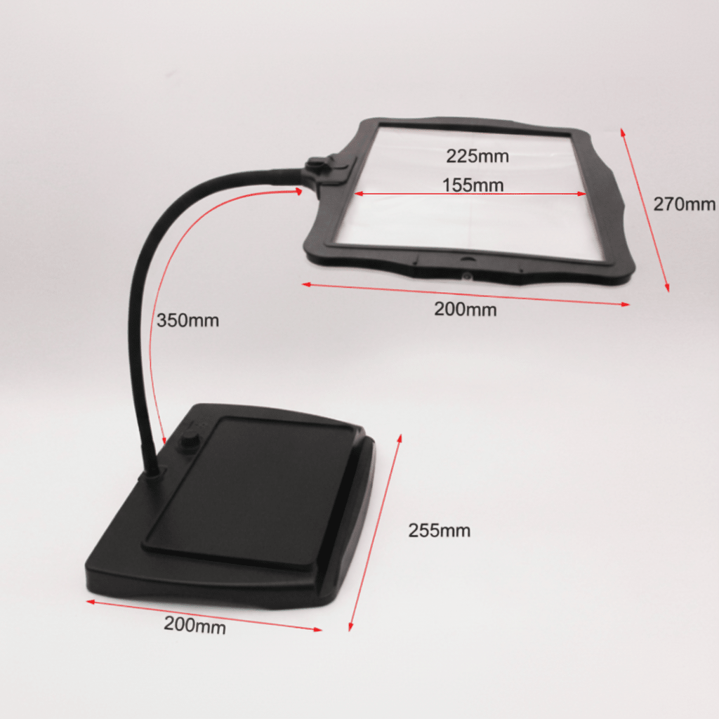 LED Magnifying Desk Lamp for Fine Detail Work