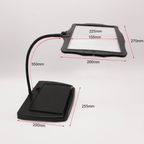LED Magnifying Desk Lamp for Fine Detail Work