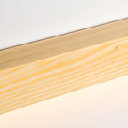 Linear Wood Wall Sconce with Slim Light