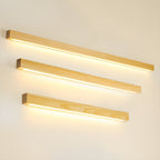 Linear Wood Wall Sconce with Slim Light