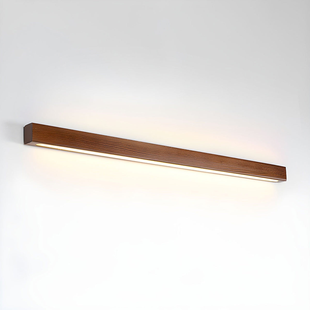 Linear Wood Wall Sconce with Slim Light