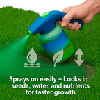 Boneroshop | Liquid Lawn Hydro Mousse Spray On Grass Seed | Easy Application for Patchy Lawns & High-Traffic Areas