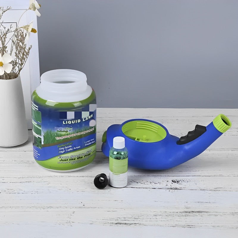 Boneroshop | Liquid Lawn Hydro Mousse Spray On Grass Seed | Easy Application for Patchy Lawns & High-Traffic Areas
