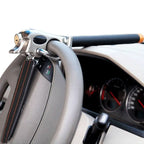 LockShield Premium Steering Wheel Lock with Triple Locking & Alarm