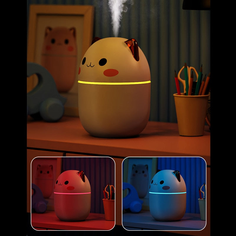 Lola Humidifier – 2-in-1 Glowing Purifier & Nightlight for Your Home