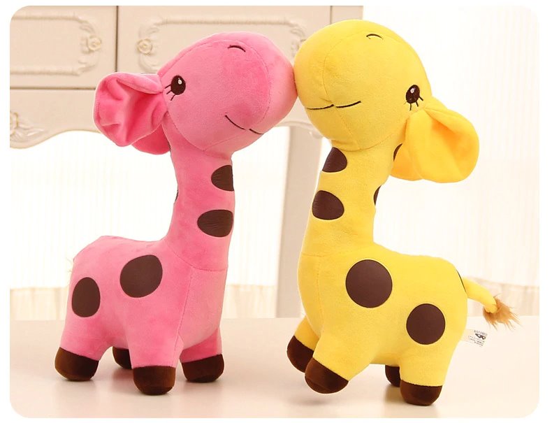 Lollipop giraffe family plush toy