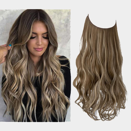 Long curly wig for women