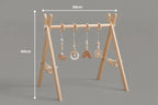 Long-Lasting Wooden Activity Arch – Sensory Toy Gym for Ages 0–3