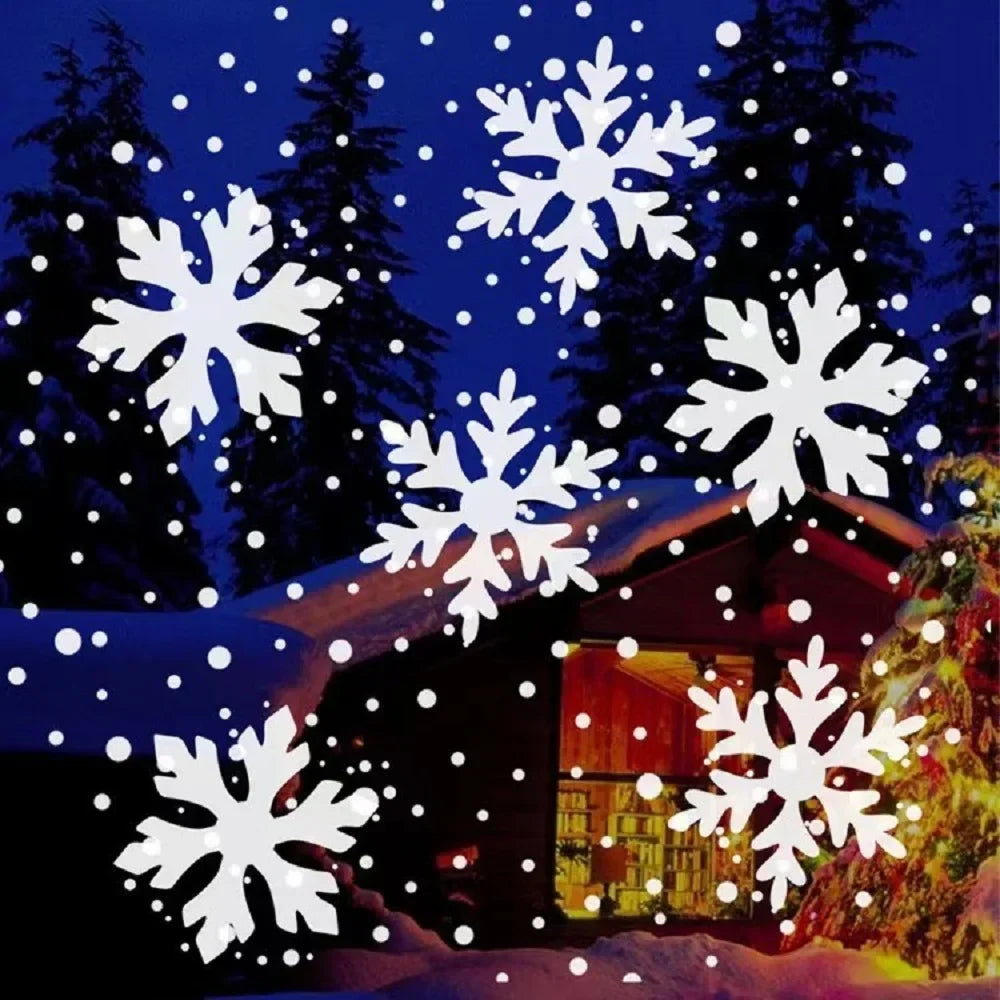 LumiFlake LED Snowflake Projector – Magical Christmas Lighting with USB Connection, Weatherproof for Indoor & Outdoor Us
