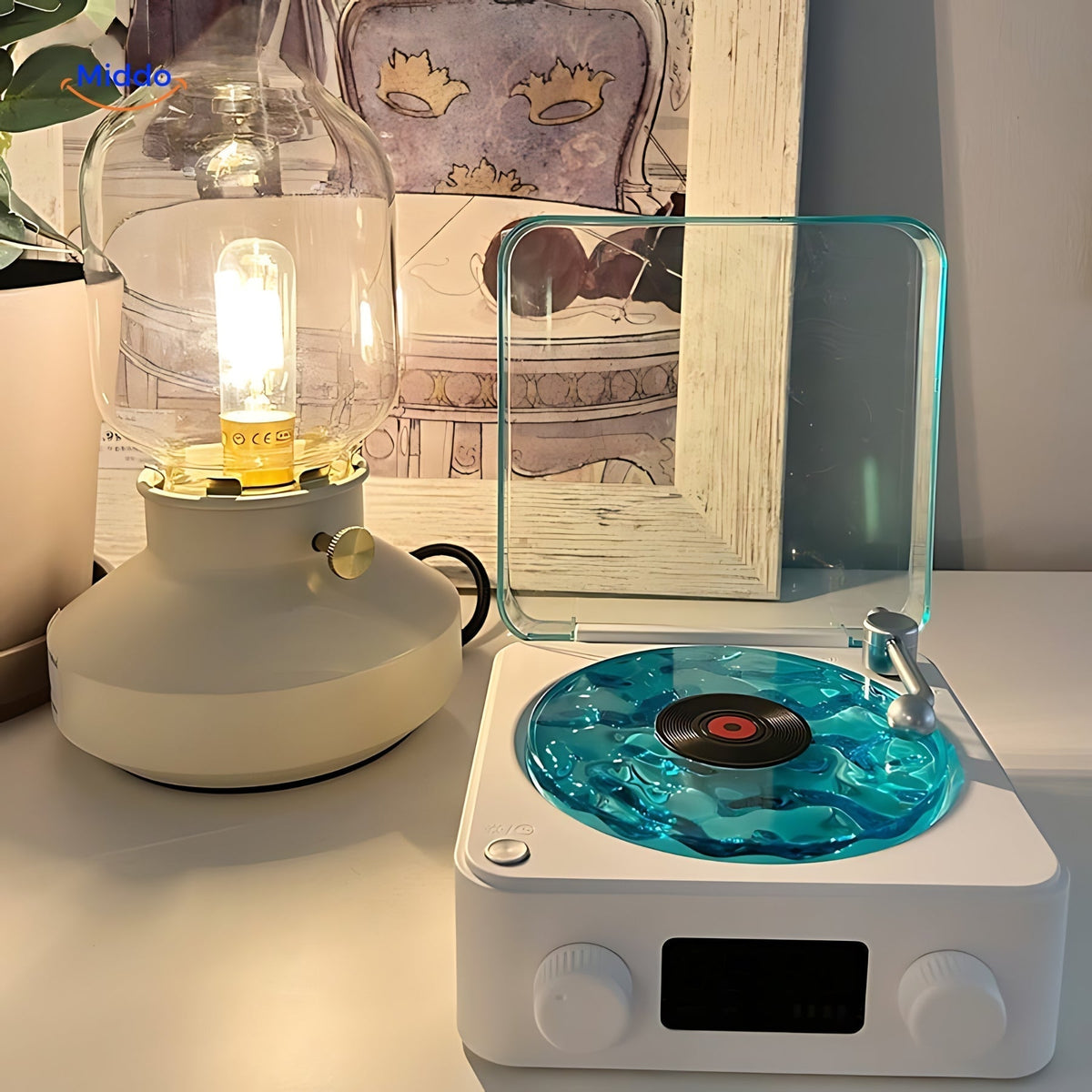 LumiSound Turntable Speaker – Magical Sound and Light Experience for Your Home