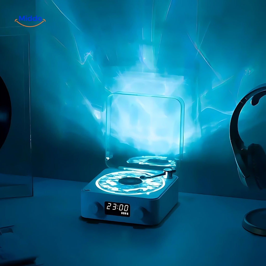 LumiSound Turntable Speaker – Magical Sound and Light Experience for Your Home