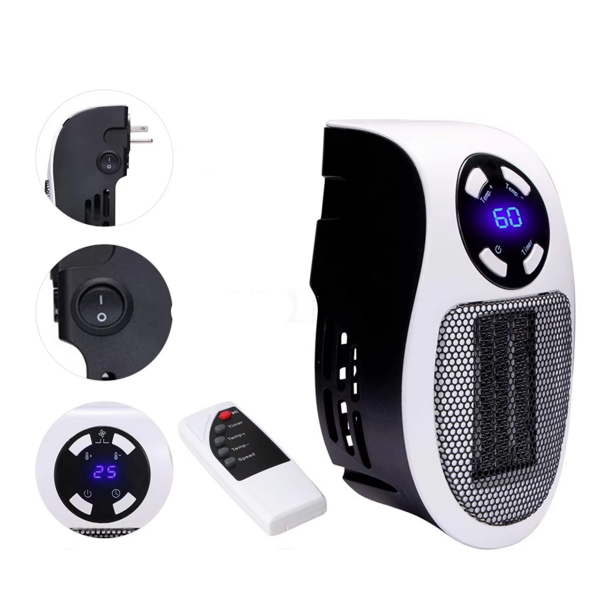 LuxaHeat Elegant Heater – Portable Heater for Comfortable Warmth Anywhere
