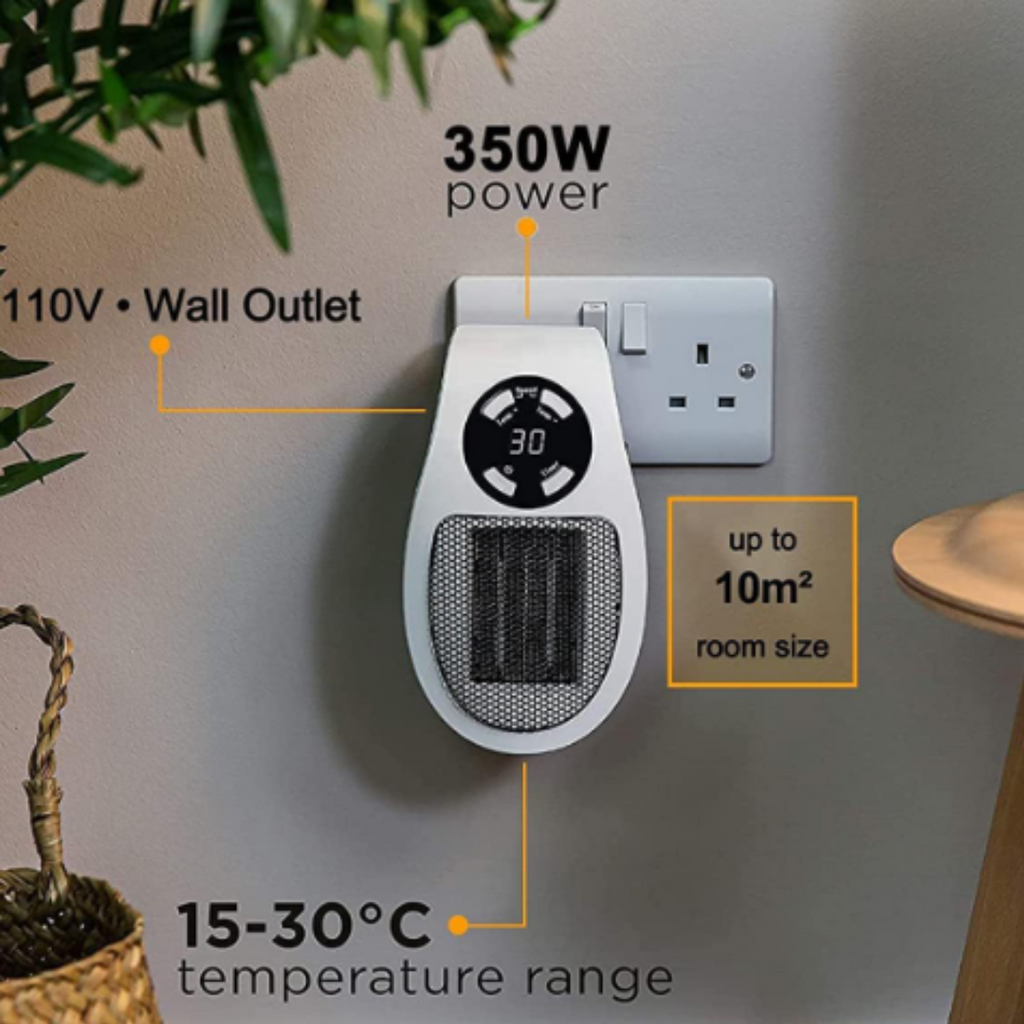 LuxaHeat Elegant Heater – Portable Heater for Comfortable Warmth Anywhere