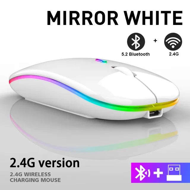 LuxeClick Mouse – Wireless Rechargeable Bluetooth Mouse