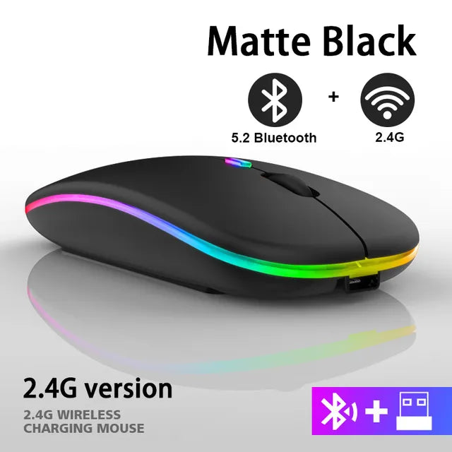 LuxeClick Mouse – Wireless Rechargeable Bluetooth Mouse