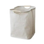 LuxeFold Hamper – Elegant Cotton-Linen Laundry Organiser