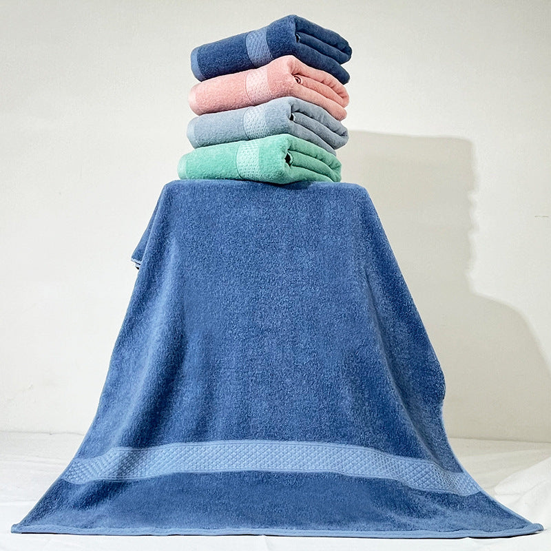 Luxury cotton bath towels