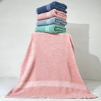Luxury cotton bath towels