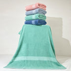 Luxury cotton bath towels