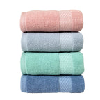 Luxury cotton bath towels