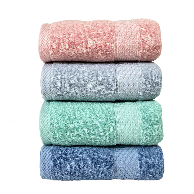 Luxury cotton bath towels