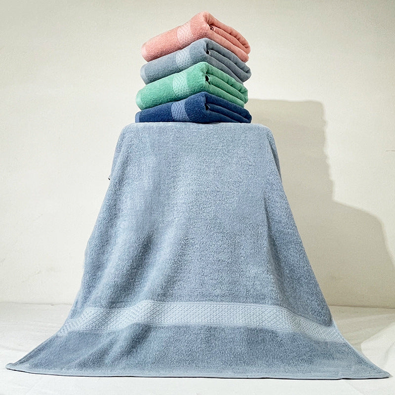 Luxury cotton bath towels