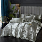 Luxury Silk Satin Bedding Set - SilkElegance